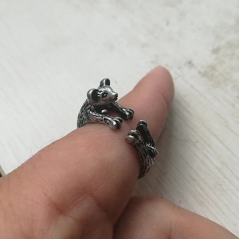 Adjustable Koala Bear Ring High Quality Brand Designer Men Animal Wrap Rings Women Handmade Jewelry10pcs/lot
Adjustable Koala Bear Ring High Quality Brand Designer Men Animal Wrap Rings Women Handmade Jewelry10pcs/lot