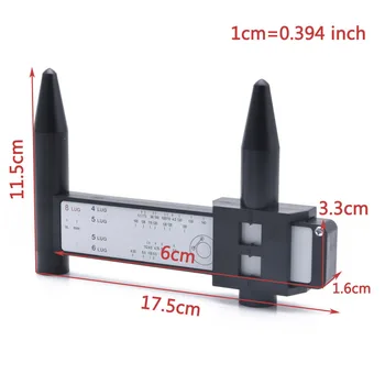 4 5 6 8 Holes Lug Wheel Bolt Pattern Gauge Quick Measuring Measurement Hand Tool
4 5 6 8 Holes Lug Wheel Bolt Pattern Gauge Quick Measuring Measurement Hand Tool