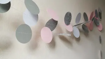 White Pink Gray Silver glitter Circles paper 10ft banners,Pink Weddig garland, Pink baby shower decor,Girl Birthday Party
White Pink Gray Silver glitter Circles paper 10ft banners,Pink Weddig garland, Pink baby shower decor,Girl Birthday Party
