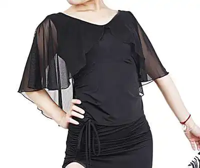 Бальный танец Современный танец крылья летучей мыши dolman cap sleeve V back mesh sleeve top T12004
Бальный танец Современный танец крылья летучей мыши dolman cap sleeve V back mesh sleeve top T12004