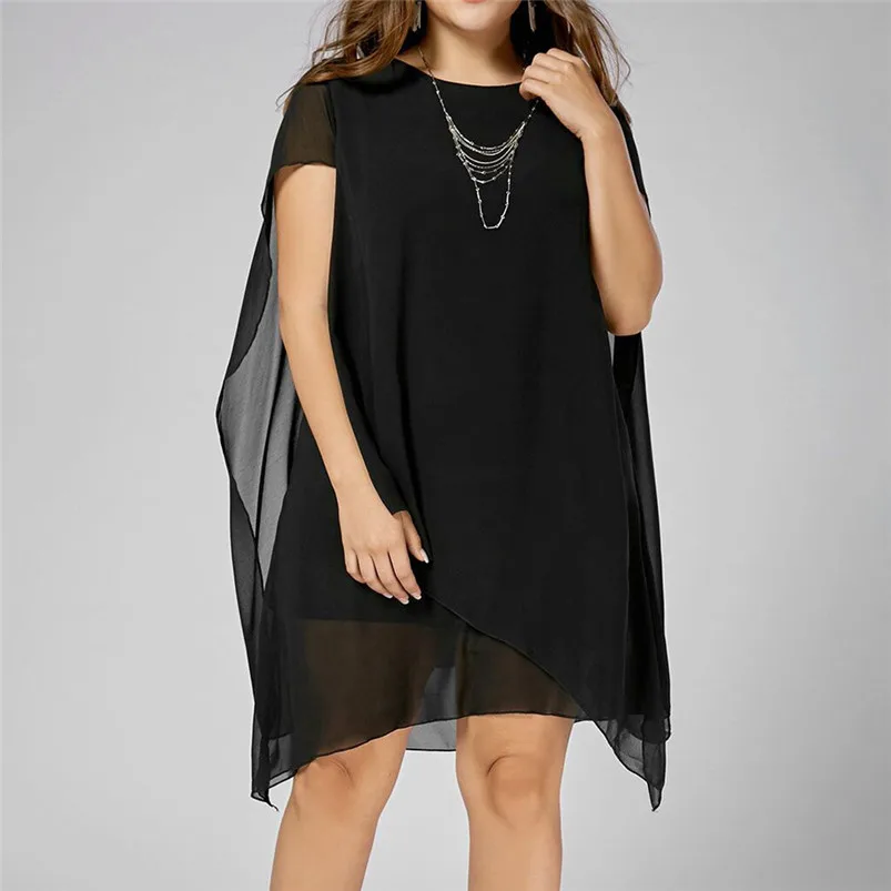 summer dress plus size sleeveless and knee-length dress casual women dresses vestidos verano 2018 dropshipping #F#50JY252