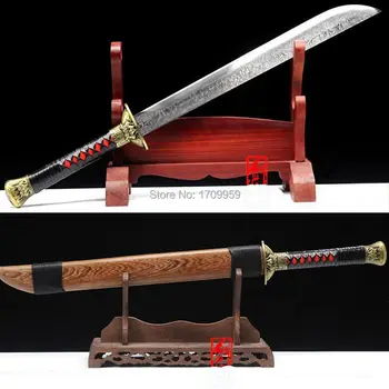 Chinese Tradition WuShu Broadsword Qing Dynasty Da Dao Sword Sharp T1095 High Carbon Steel Battle Ready Outdoors Knife
Chinese Tradition WuShu Broadsword Qing Dynasty Da Dao Sword Sharp T1095 High Carbon Steel Battle Ready Outdoors Knife