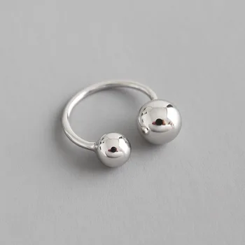 100% 925 sterling silver double ball rings for women accessories bague femme, fashion joint ring gift jewelry anillos mujer
100% 925 sterling silver double ball rings for women accessories bague femme, fashion joint ring gift jewelry anillos mujer