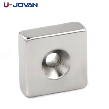 U-JOVAN 1pc 30 x 30 x 10mm Hole 7mm Powerful Strong Rare Earth Block Countersunk Magnet 30*30*10-7mm Neodymium Magnets
U-JOVAN 1pc 30 x 30 x 10mm Hole 7mm Powerful Strong Rare Earth Block Countersunk Magnet 30*30*10-7mm Neodymium Magnets