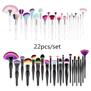 22pcs Pro Makeup Brushes Set Full Function Cosmetic Tools Fan Powder Foundation Brush Eye Makeup Colorful Brushes
22pcs Pro Makeup Brushes Set Full Function Cosmetic Tools Fan Powder Foundation Brush Eye Makeup Colorful Brushes