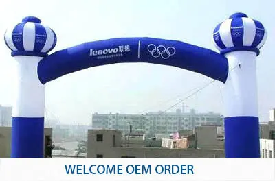 1pc 6*4M Inflatable arch advertising archway