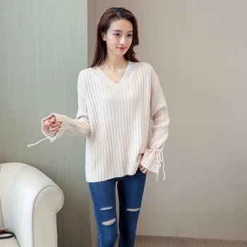 Striped Knitted Women Pullover Sweater 2018 Autumn New Arrival White Ladies Pull Long Sleeve Cotton Elegant Oversized Sweaters
Striped Knitted Women Pullover Sweater 2018 Autumn New Arrival White Ladies Pull Long Sleeve Cotton Elegant Oversized Sweaters