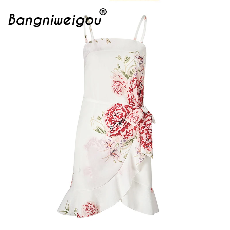 Bangniweigou Irregular Ruffle Strap Dress Palm Leaf Floral Pineapple Print Low Back Zip Up Outing Sundress Women Slim Midi Dress
Bangniweigou Irregular Ruffle Strap Dress Palm Leaf Floral Pineapple Print Low Back Zip Up Outing Sundress Women Slim Midi Dress
