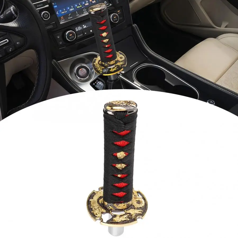 150mm Metal Samurai Sword Shift Knob with Polyester Fabric Fit For Nissan shift knob adapter NEW
150mm Metal Samurai Sword Shift Knob with Polyester Fabric Fit For Nissan shift knob adapter NEW
