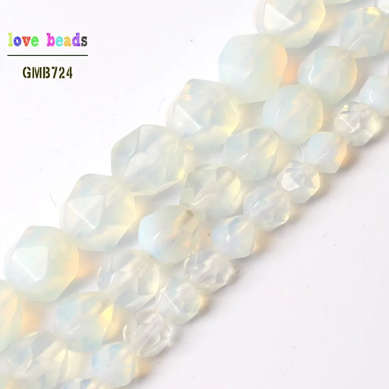 Faceted White Opal Round Loose Beads Natural Stone Beads For Jewelry Making Bracelet 6/8/10mm 15inches
Faceted White Opal Round Loose Beads Natural Stone Beads For Jewelry Making Bracelet 6/8/10mm 15inches