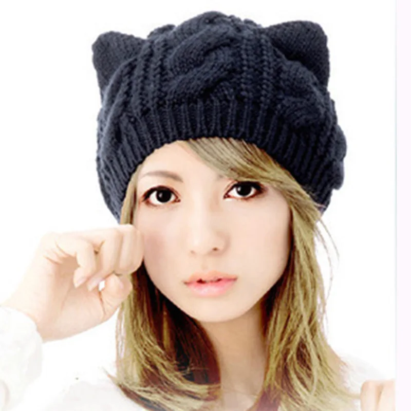 Autumn and winter wool beret female twist warm knitting hat cat ear hat speed sell tong
Autumn and winter wool beret female twist warm knitting hat cat ear hat speed sell tong