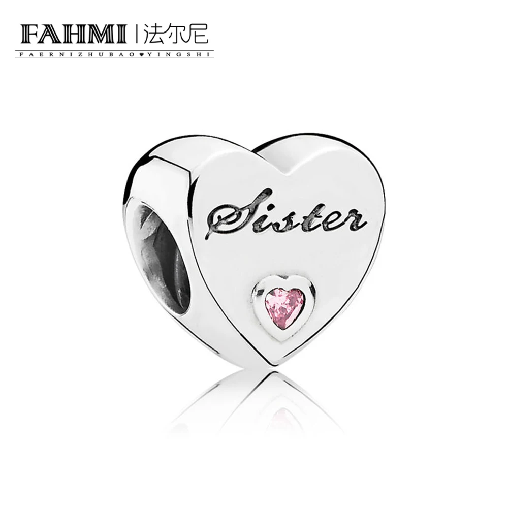FAHMI 100% 925 Sterling Silver 1:1 Authentic 791946PCZ SISTER'S LOVE CHARM Bracelet Original Women Jewelry
FAHMI 100% 925 Sterling Silver 1:1 Authentic 791946PCZ SISTER'S LOVE CHARM Bracelet Original Women Jewelry