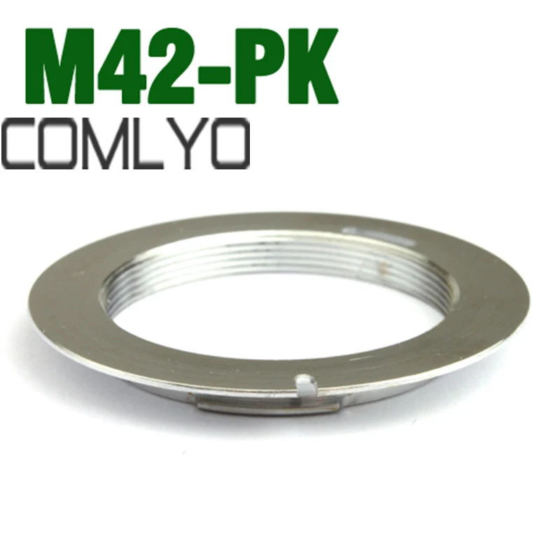 Metal Silver M42 Ring Lens for Pentax PK K-5 K-7 K-x K-r K-m DSLR and Film SLR Mount lenses Adapter for all Pentax PK cameras
Metal Silver M42 Ring Lens for Pentax PK K-5 K-7 K-x K-r K-m DSLR and Film SLR Mount lenses Adapter for all Pentax PK cameras
