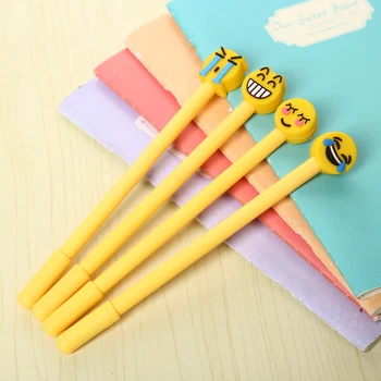 10pcs/lot South Korea stationery creative expression smile gell pen black writing pen 0.5mm 
10pcs/lot South Korea stationery creative expression smile gell pen black writing pen 0.5mm