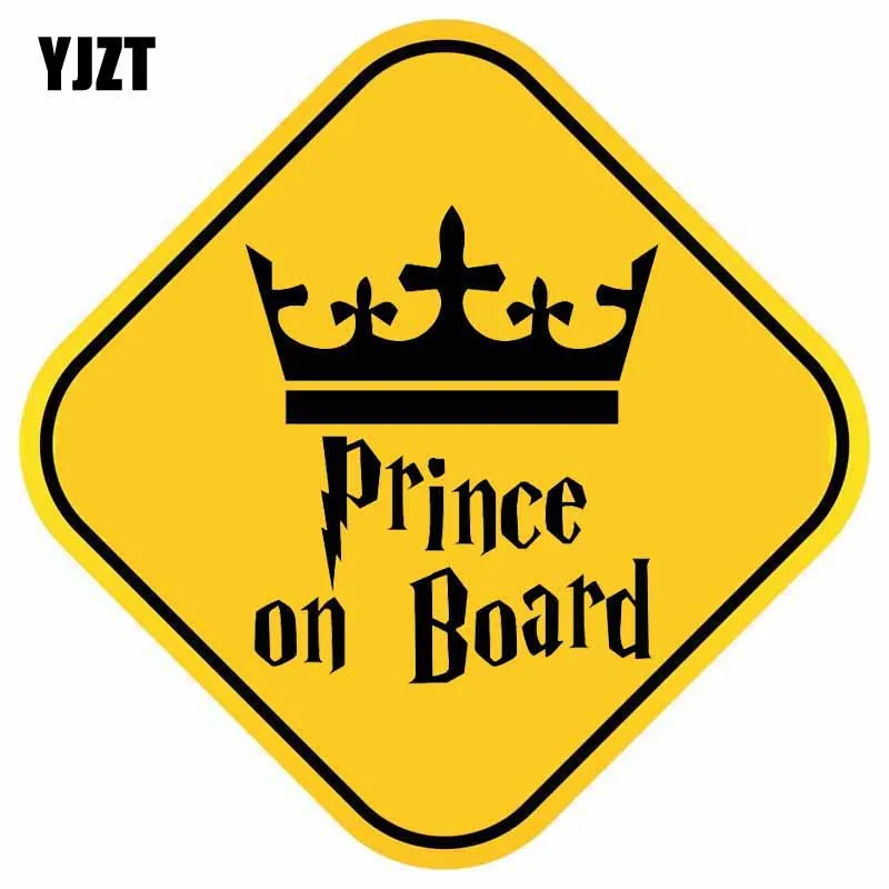 YJZT 13,6 см * 13,6 см Предупреждение принц на борту автомобиля Стикеры смешно Crown ПВХ наклейка наклейки на авто 12-40453
YJZT 13,6 см * 13,6 см Предупреждение принц на борту автомобиля Стикеры смешно Crown ПВХ наклейка наклейки на авто 12-40453