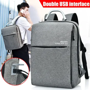 Double External USB Phone Charging Interface Notebook Tablet Unisex Backpack Anti Theft Design Laptop Bag for Macbook 15.6
Double External USB Phone Charging Interface Notebook Tablet Unisex Backpack Anti Theft Design Laptop Bag for Macbook 15.6