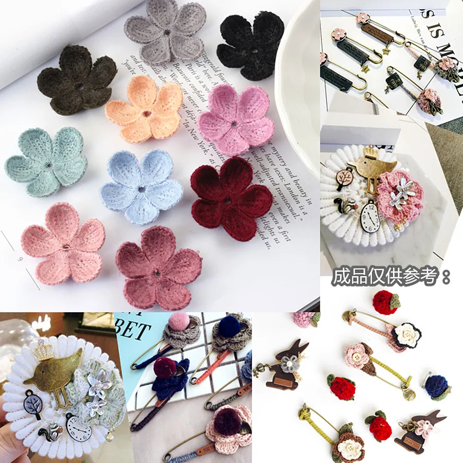 South Korean winter wool flower petals Flower Hair Clip DIY accessories handmade headband hair material
South Korean winter wool flower petals Flower Hair Clip DIY accessories handmade headband hair material
