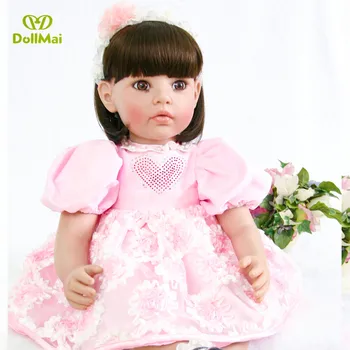 Boutique Princess Doll gift for girls 60cm silicone vinly reborn baby dolls lifelike reborn toddler dress up doll DIY toys
Boutique Princess Doll gift for girls 60cm silicone vinly reborn baby dolls lifelike reborn toddler dress up doll DIY toys