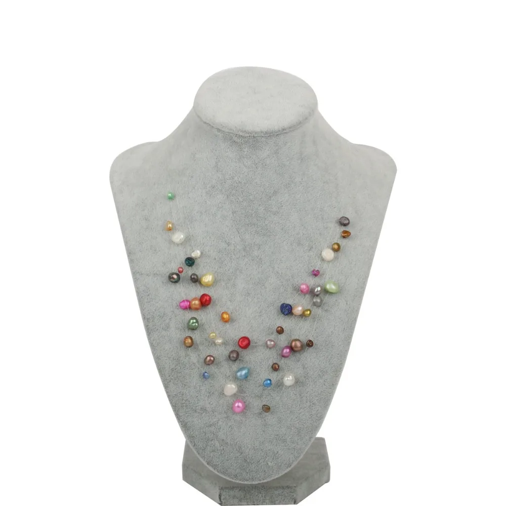 Wedding Jewelry Bridal Choker Necklace Real Natural Freshwater Multi-layer Pearl Necklace for Women Wedding Bride Necklace
Wedding Jewelry Bridal Choker Necklace Real Natural Freshwater Multi-layer Pearl Necklace for Women Wedding Bride Necklace