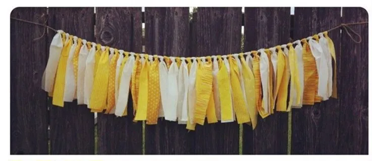 Yellow white banner wedding party tassel garland room hanging handmade bunting birthday party decor photo props wall curtain
Yellow white banner wedding party tassel garland room hanging handmade bunting birthday party decor photo props wall curtain
