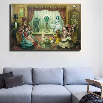Mark Ryden The Parlor Canvas Posters Prints Wall Art Painting Decorative Picture Modern Home Decoration Accessories Framework HD
Mark Ryden The Parlor Canvas Posters Prints Wall Art Painting Decorative Picture Modern Home Decoration Accessories Framework HD