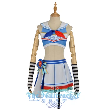 Watanabe You Cosplay Costume LoveLive!SunShine!! Aqours Cheering Cheer team Cheerleaders Awakening Girl Blue Skirt In Stock
Watanabe You Cosplay Costume LoveLive!SunShine!! Aqours Cheering Cheer team Cheerleaders Awakening Girl Blue Skirt In Stock
