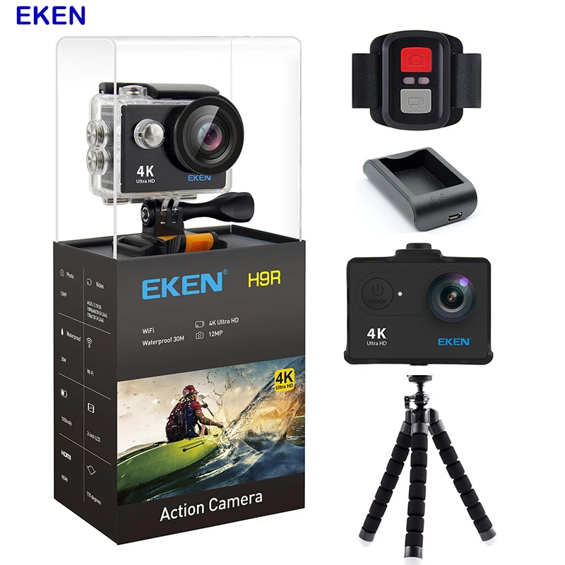 Original EKEN H9 Action camera H9R Ultra HD 4K WiFi Sports Cam 2.0 Screen 170D underwater waterproof Helmet Cam Sport camera
Original EKEN H9 Action camera H9R Ultra HD 4K WiFi Sports Cam 2.0 Screen 170D underwater waterproof Helmet Cam Sport camera