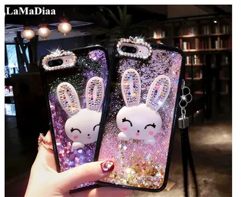 LaMaDiaa Bling Liquid Quicksand Diamond Phone Case For Samsung S7 edge S8 S9 S10 Note 10 Plus 8 9 10 3D Rabbit Stand Case Cover 
LaMaDiaa Bling Liquid Quicksand Diamond Phone Case For Samsung S7 edge S8 S9 S10 Note 10 Plus 8 9 10 3D Rabbit Stand Case Cover