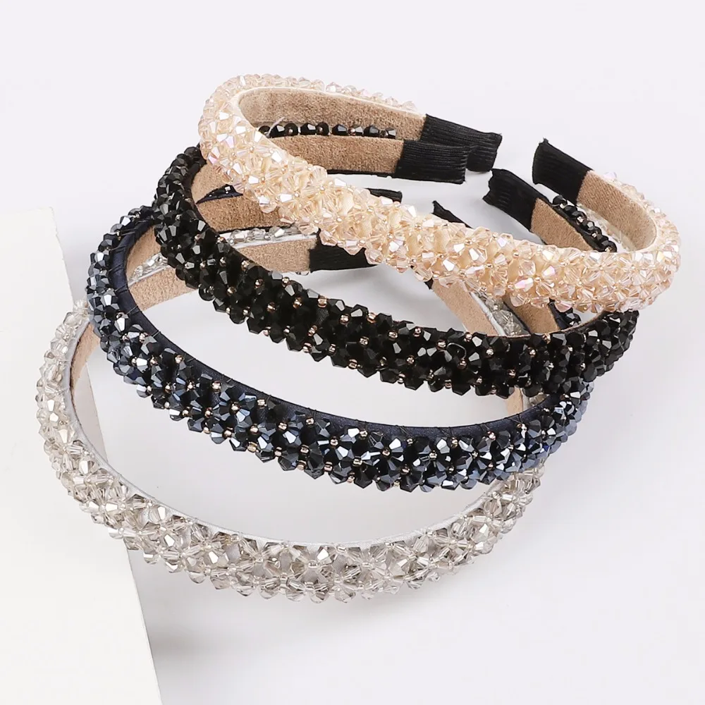 Fashion Headwear Crystal Beaded Hair Band for Girl Women Hair Hoop Hair Accessories Headwear Pearl Flower Headband
Fashion Headwear Crystal Beaded Hair Band for Girl Women Hair Hoop Hair Accessories Headwear Pearl Flower Headband