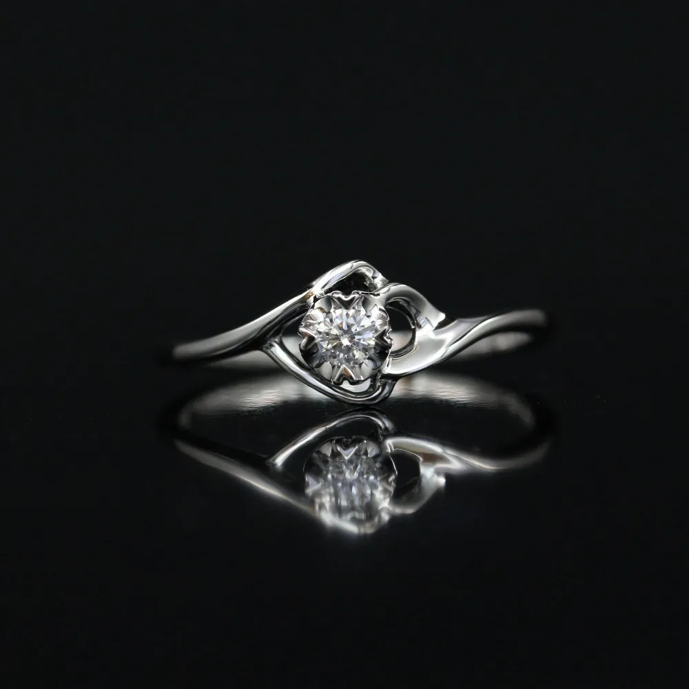 LASAMERO 0. 083 CT FG/SI Round Cut Modern Floral Natural Diamond Ring For Women 18k White Gold Certified Engagement Wedding Ring
LASAMERO 0. 083 CT FG/SI Round Cut Modern Floral Natural Diamond Ring For Women 18k White Gold Certified Engagement Wedding Ring
