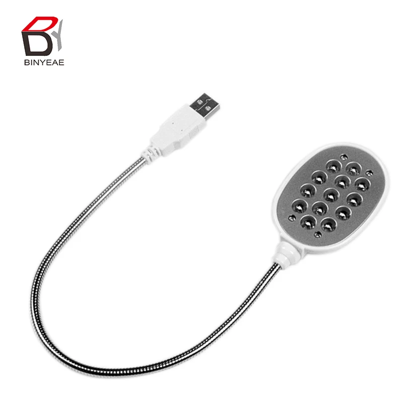 USB-лампа маленькая настольная с защитой глаз USB-светильник гибкий 13