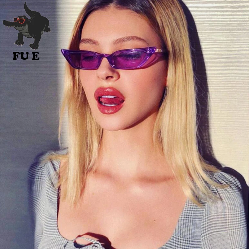 FU E 2018 New Sexy Small Frame Cat eye sunglasses Women's Brand Designer Fashion Candy Color Sun Glasses UV400 Oculos de sol
FU E 2018 New Sexy Small Frame Cat eye sunglasses Women's Brand Designer Fashion Candy Color Sun Glasses UV400 Oculos de sol