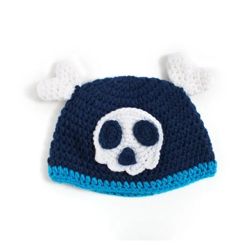 Newest Style 1-100 Days Baby Soft Crochet Hat Cute Skeleton Design Fashion Blue-White Hat High Quality Beanie Cap Ears Hat
Newest Style 1-100 Days Baby Soft Crochet Hat Cute Skeleton Design Fashion Blue-White Hat High Quality Beanie Cap Ears Hat