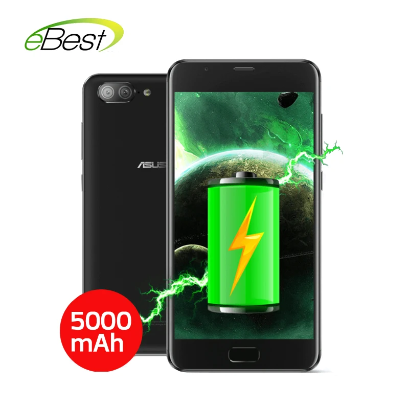 

ASUS Zenfone 4 Max Plus X015D Smartphone 5.5 Inch Android 7.0 3GB RAM MT6750 Fingerprint ID 5000mAh Battery mobile phone