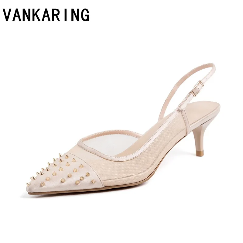 2019 spring summer women shoes air pumps high heels elegant mid heeled sexy pointed toe rivets slingbacks wedding party sandals
2019 spring summer women shoes air pumps high heels elegant mid heeled sexy pointed toe rivets slingbacks wedding party sandals