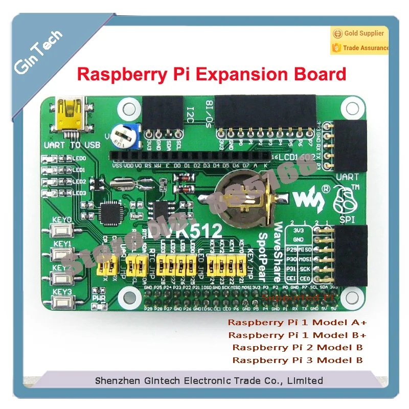 free shipping raspberry pi A+/b+ PRI 2 GPIO expansion board module Raspberry Pi 3 module 3 expansion board multi-funtion board
free shipping raspberry pi A+/b+ PRI 2 GPIO expansion board module Raspberry Pi 3 module 3 expansion board multi-funtion board