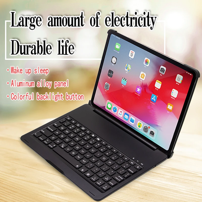 Flip colorful backlit Bluetooth keyboard case Smart sleep wake up Applicable to 2018 Apple ipadpro 11 inch tablet
Flip colorful backlit Bluetooth keyboard case Smart sleep wake up Applicable to 2018 Apple ipadpro 11 inch tablet