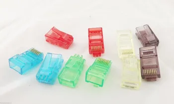 50pcs RJ45 Network Cable Modular Plug Ethernet CAT5 8P8C Connector End Multi-color Red/brown/Blue/Yellow/Green
50pcs RJ45 Network Cable Modular Plug Ethernet CAT5 8P8C Connector End Multi-color Red/brown/Blue/Yellow/Green
