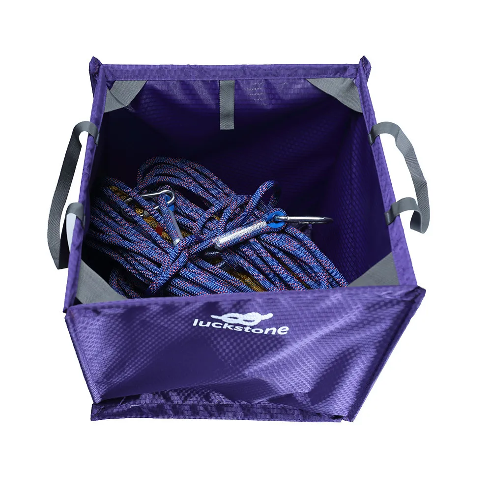 Outdoor Cube Shaped Throw Line Storage Bag Folding Triangle Bargain Bait Box