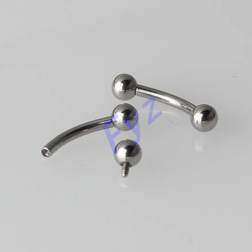 16G 14G G23 Titanium Eyebrow Piercings Internally Threaded Curved Banana Rings Helix Earring Trags Nipple Rings Jewelry
16G 14G G23 Titanium Eyebrow Piercings Internally Threaded Curved Banana Rings Helix Earring Trags Nipple Rings Jewelry