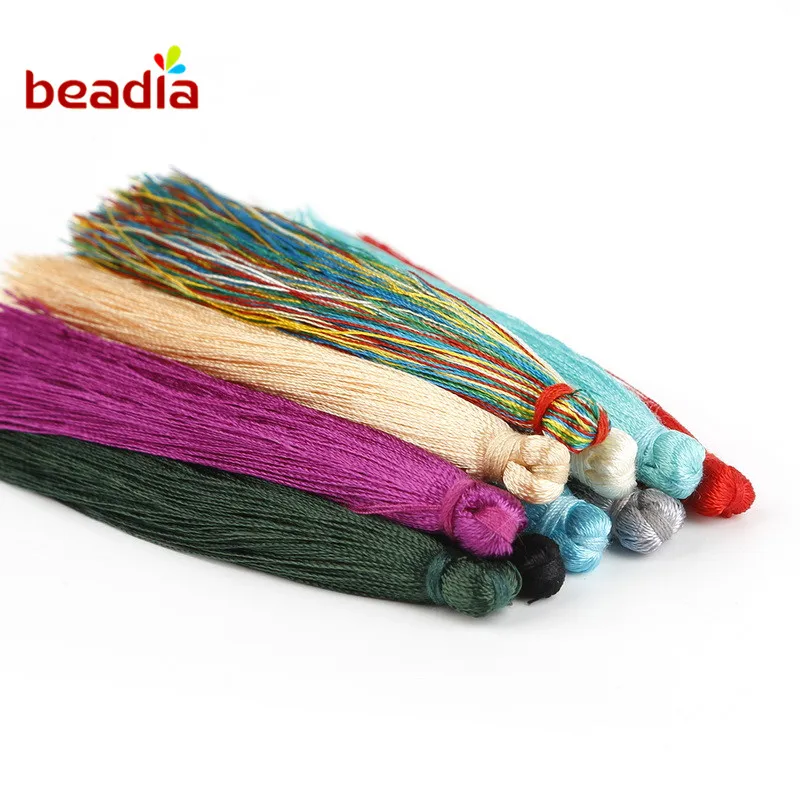 Beadia 5pcs/lot 9cm Long Multicolor Poly Silk Tassel Brush for Earring Charm Pendant Satin Tassels Diy Jewelry Making Findings
Beadia 5pcs/lot 9cm Long Multicolor Poly Silk Tassel Brush for Earring Charm Pendant Satin Tassels Diy Jewelry Making Findings
