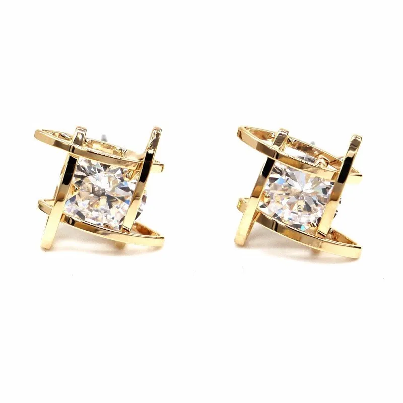 Meajoe Trendy Gold Silver Plate Stud Earring Charm Round Cubic Zircon Metal Women Earrings Jewelry For Women Friend Gift
Meajoe Trendy Gold Silver Plate Stud Earring Charm Round Cubic Zircon Metal Women Earrings Jewelry For Women Friend Gift