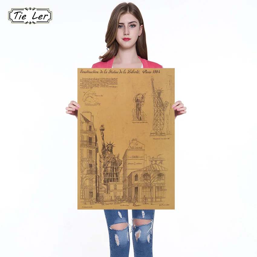 USA Statue of Liberty New York Street Vintage Poster Retro Wall Art Sticker Living Room Decor Wall Sticker 51X36cm
USA Statue of Liberty New York Street Vintage Poster Retro Wall Art Sticker Living Room Decor Wall Sticker 51X36cm