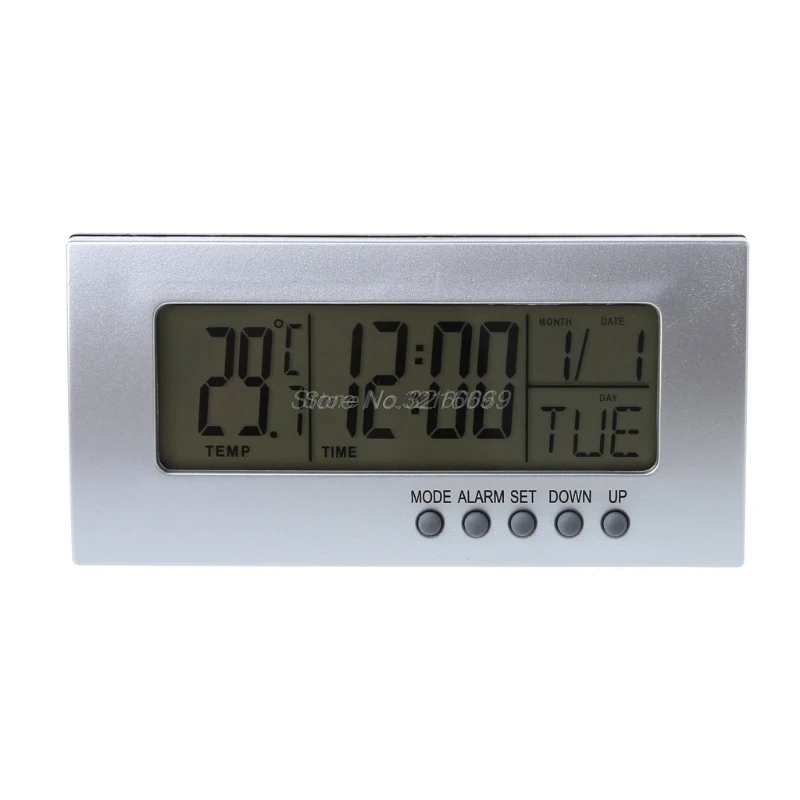 OOTDTY Calendar Alarm Clock Date Temperature Display Weather Coverage Foldable Mini Desk Digital LCD Thermometer Countdown Timer
OOTDTY Calendar Alarm Clock Date Temperature Display Weather Coverage Foldable Mini Desk Digital LCD Thermometer Countdown Timer