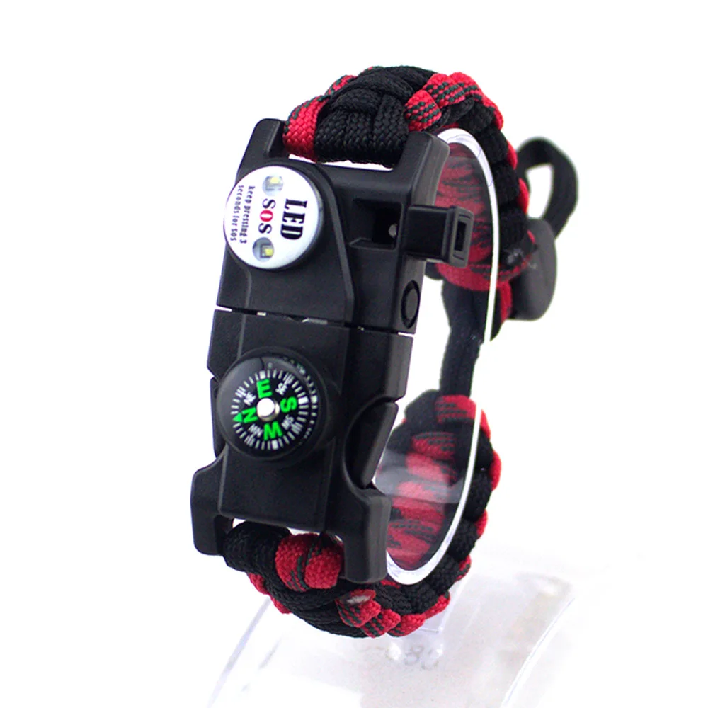Braided Bracelet First Aid Portable for Survive Camping Rescue Emergency Rope Multi-functional Bracelets SOS LED Paracord Sports
Braided Bracelet First Aid Portable for Survive Camping Rescue Emergency Rope Multi-functional Bracelets SOS LED Paracord Sports