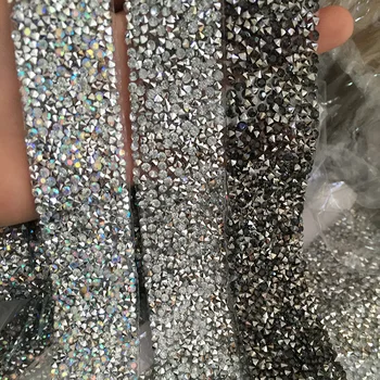 gray bling rhinestone sticker sheets luxurious phone case decor Self Adhesive Scrapbooking Sticker shoes decoration 3*90cm
gray bling rhinestone sticker sheets luxurious phone case decor Self Adhesive Scrapbooking Sticker shoes decoration 3*90cm