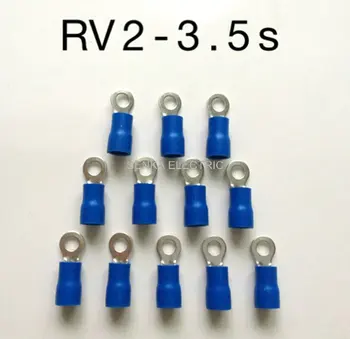 500pcs RV2-3.5S AWG16-14 1.5-2.5mm2 Insulated Copper Ring Terminals Cord end TO JTK insulated ring connector
500pcs RV2-3.5S AWG16-14 1.5-2.5mm2 Insulated Copper Ring Terminals Cord end TO JTK insulated ring connector
