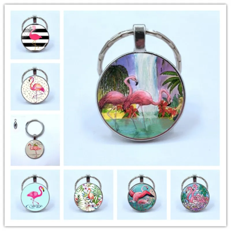 New listing flamingo Keychain Double Sideglass dome flamingo round jewelry animal Photo Keychain
New listing flamingo Keychain Double Sideglass dome flamingo round jewelry animal Photo Keychain