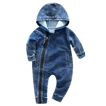 2019 Baby Cowboy Jumpsuit Baby Boy Girl Romper Hooded Conjoined Clothes Autumn Winter Zipper Long Sleeve Jumpsuit rompers ropa
2019 Baby Cowboy Jumpsuit Baby Boy Girl Romper Hooded Conjoined Clothes Autumn Winter Zipper Long Sleeve Jumpsuit rompers ropa