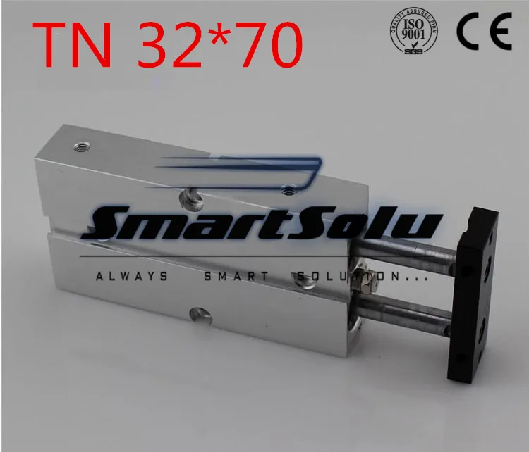 Free Shipping Double Rod Pneumatic Air Cylinder ,Bore 32mm Stroke 70mm Port 1/8" , TN 32-70MM TDA 32-70,Single Action
Free Shipping Double Rod Pneumatic Air Cylinder ,Bore 32mm Stroke 70mm Port 1/8" , TN 32-70MM TDA 32-70,Single Action